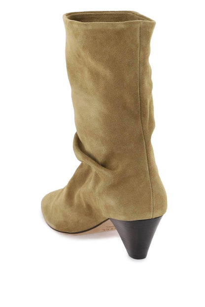 ISABEL MARANT suede reachi ankle boots