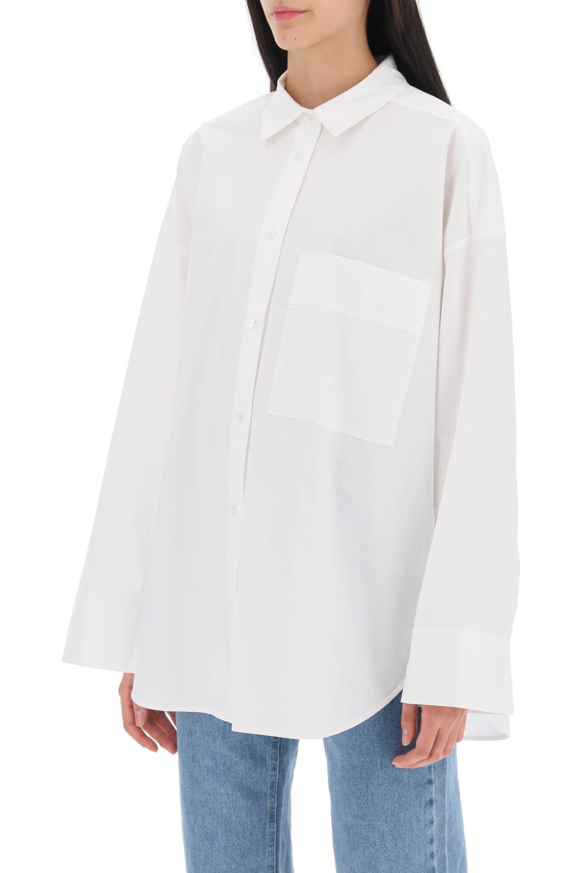 BY MALENE BIRGER derris flared skirt in organic poplin