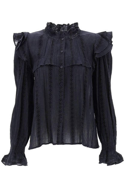 ISABEL MARANT ETOILE jatedy shirt with jacquard details