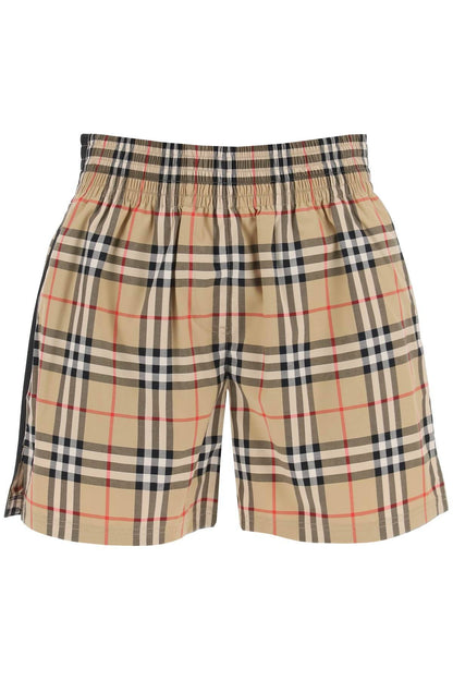 BURBERRY audrey check shorts