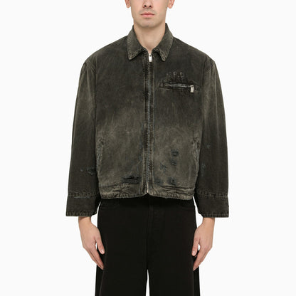 Enfants Riches Déprimés Black Washed Cotton Jacket