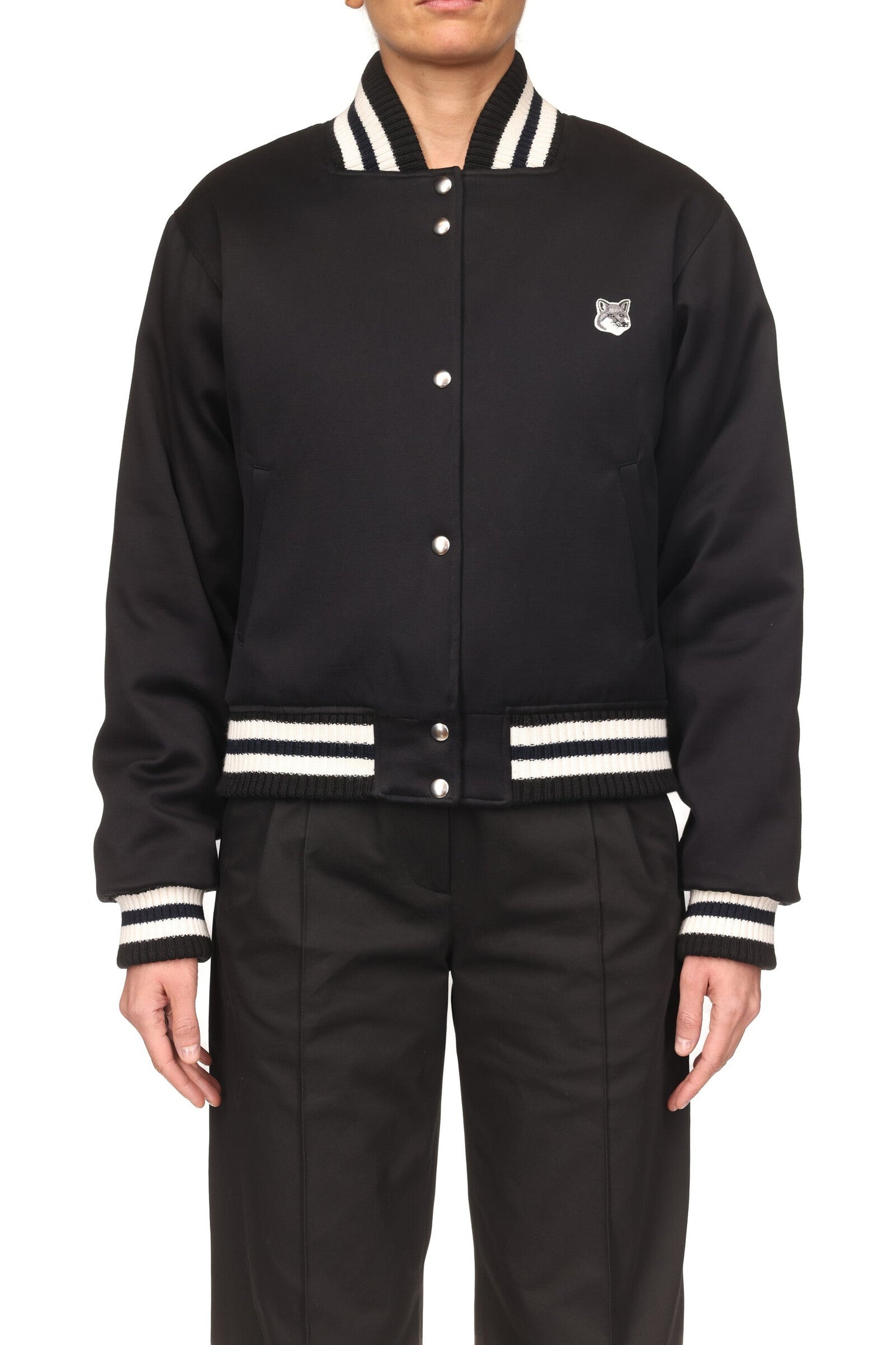 Maison Kitsuné Fox Head Bomber Jacket