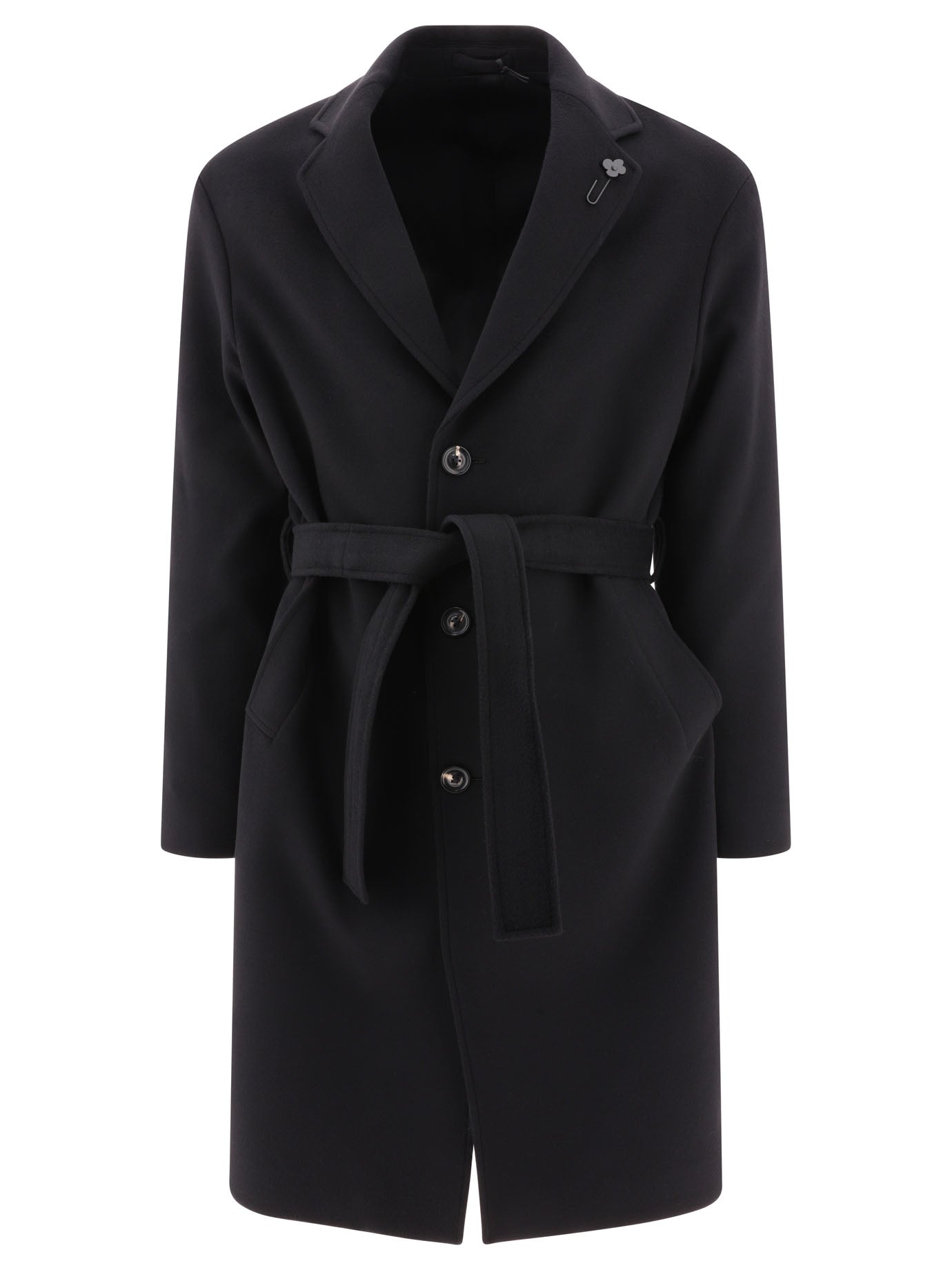 Lardini Belted Coat