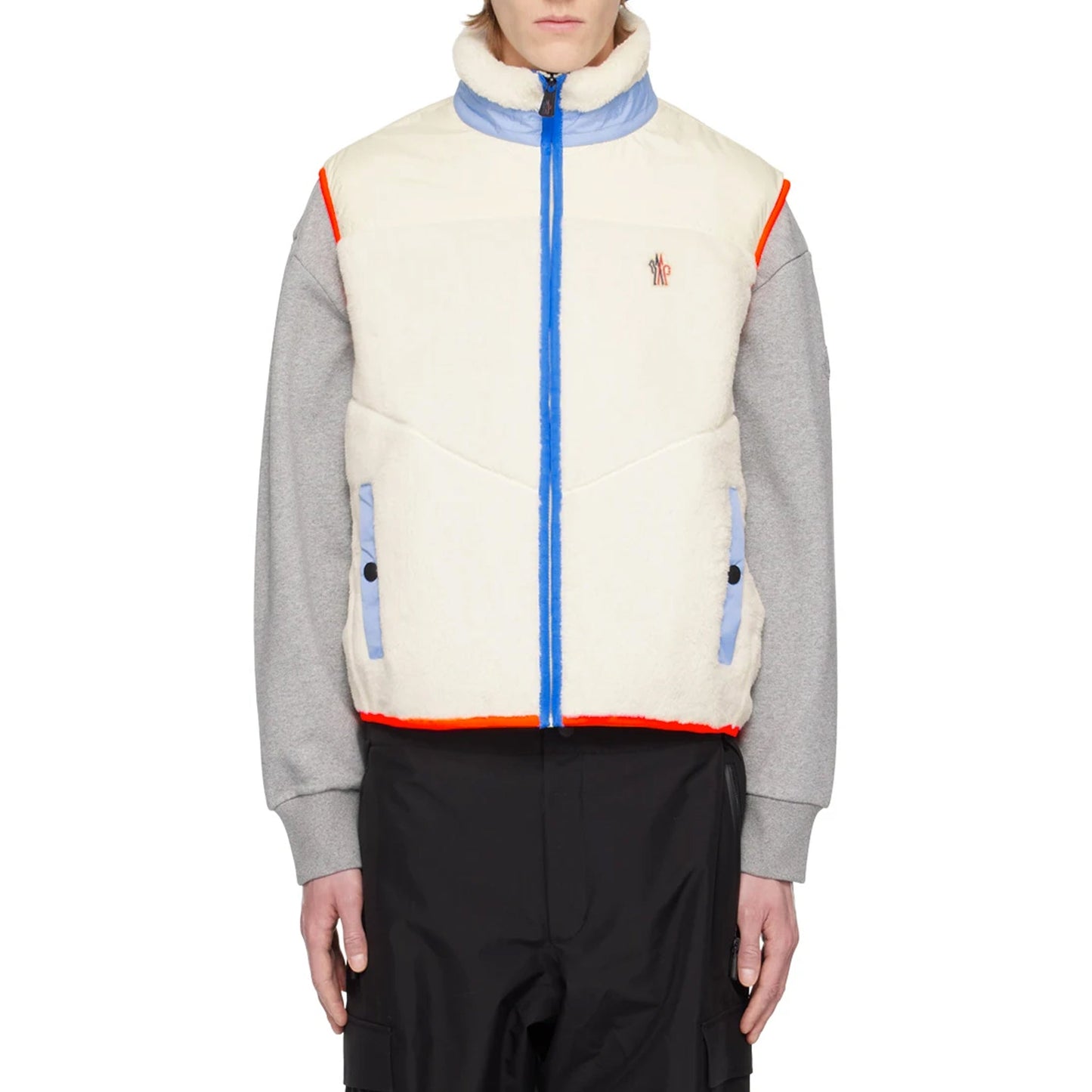 Moncler Grenoble Grenoble Logo Patch Fleece Vest