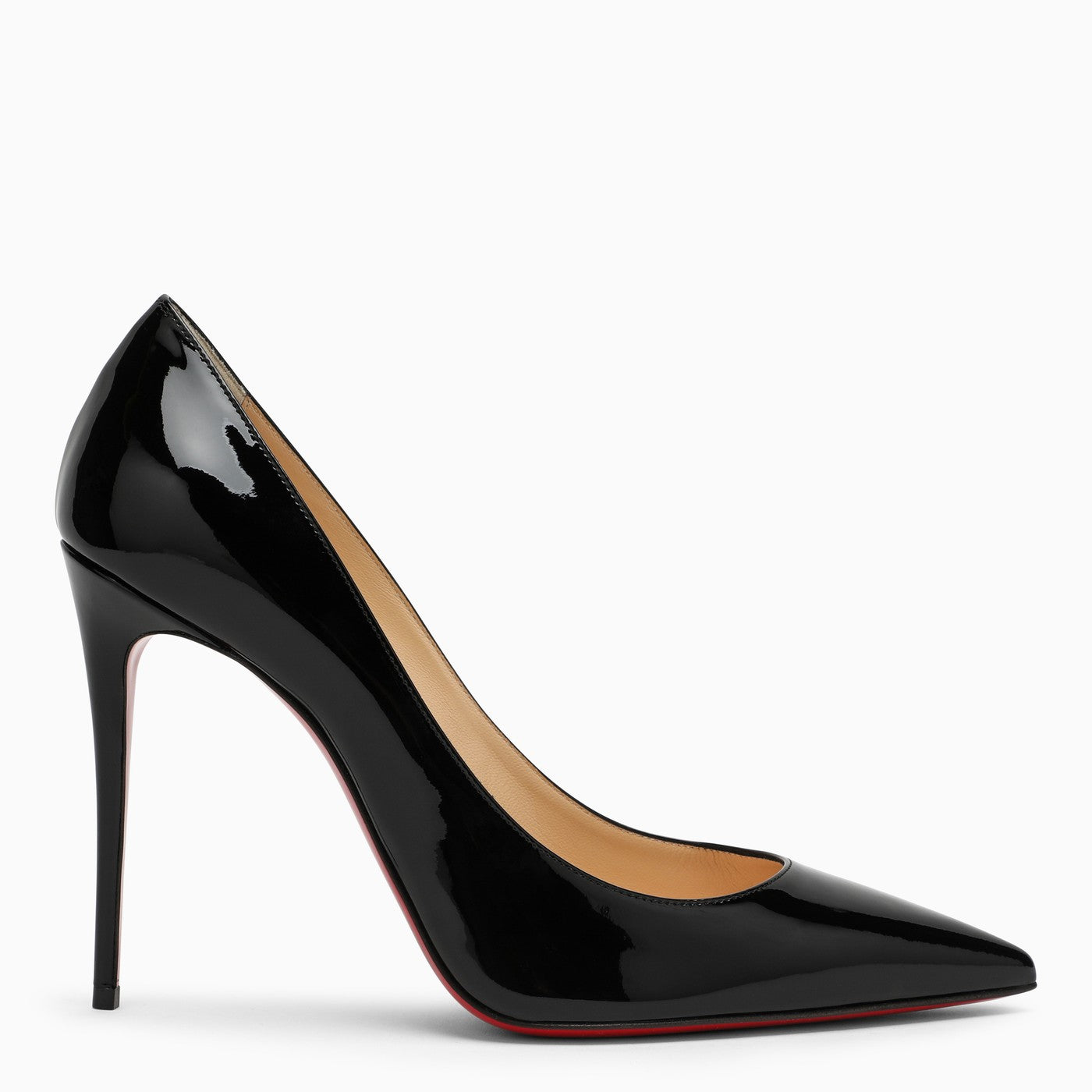 Christian Louboutin Black Patent Leather Décollette