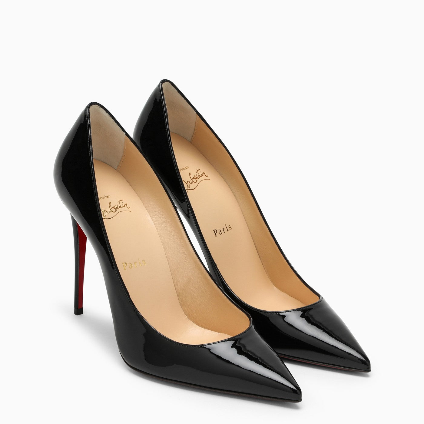 Christian Louboutin Black Patent Leather Décollette