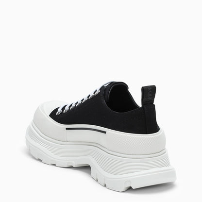 Alexander Mc Queen Black/White Tread Slick Shoes