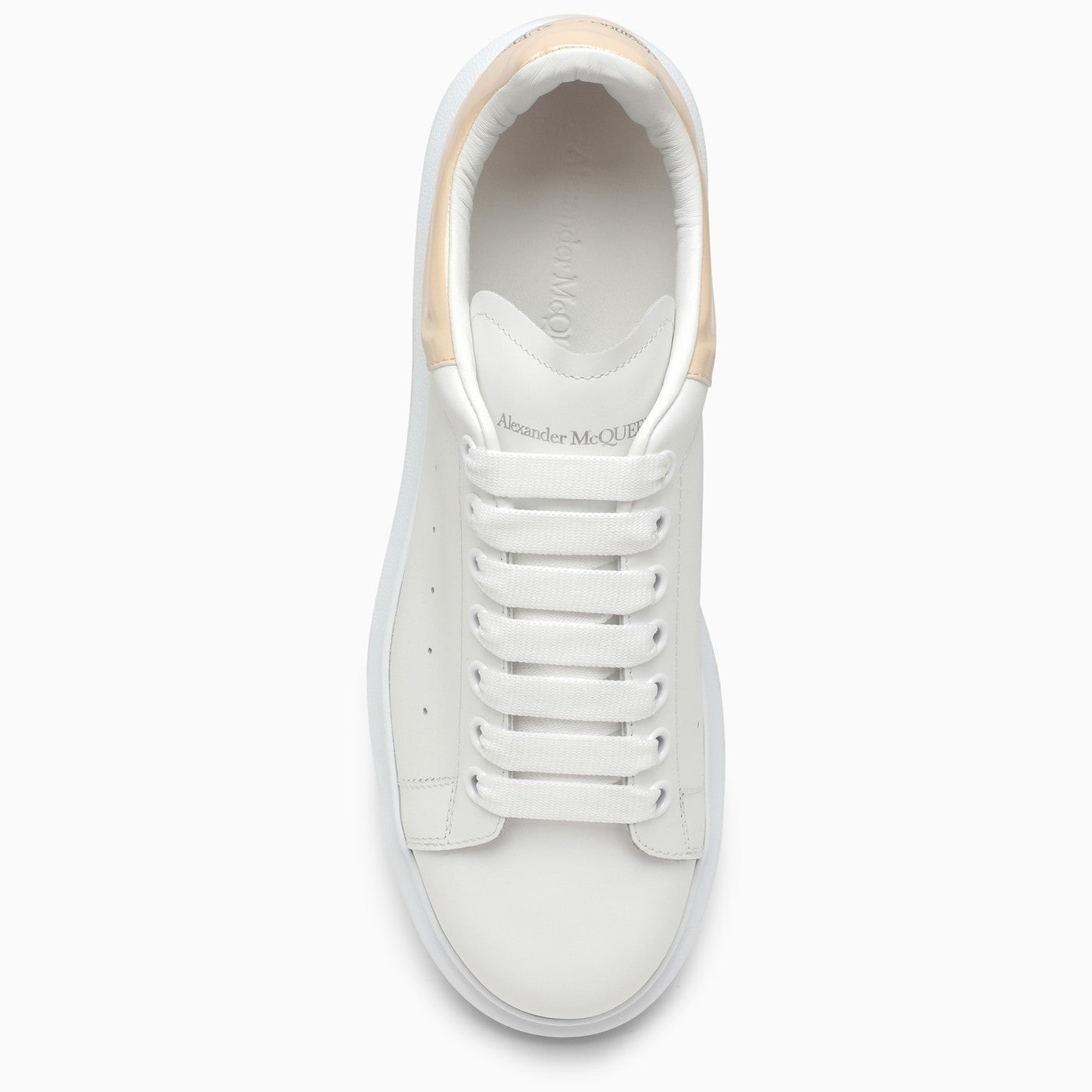 Alexander Mc Queen White And Oyster Oversized Sneakers