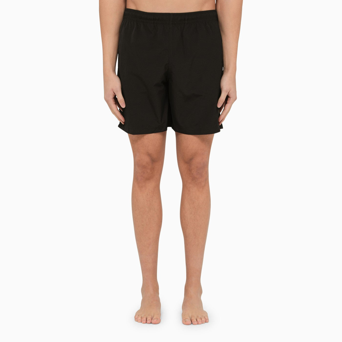 Alexander Mc Queen Black Bermuda Shorts With Logo