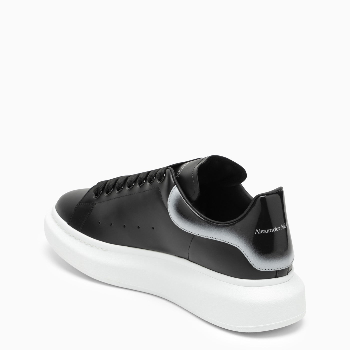 Alexander Mc Queen Black/Silver Oversize Sneaker