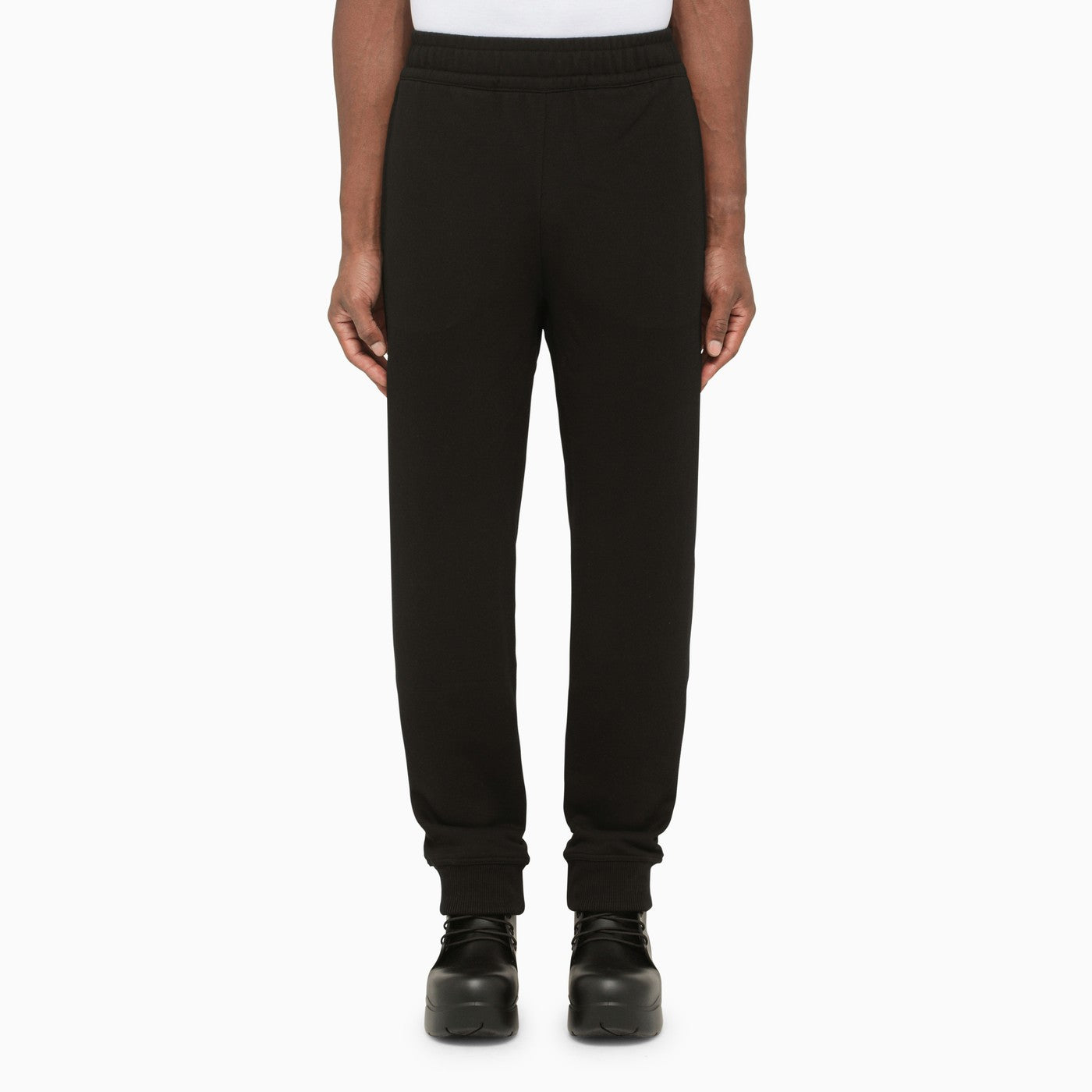 Burberry Black Stretch Cotton Joggers