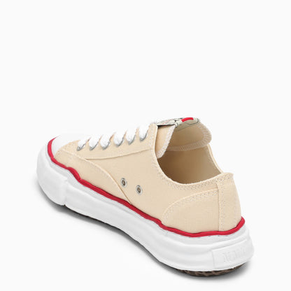 Maison Mihara Yasuhiro Peterson Low Beige Canvas Trainer