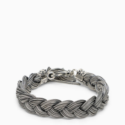 Emanuele Bicocchi Silver 925 15 Strand Bracelet