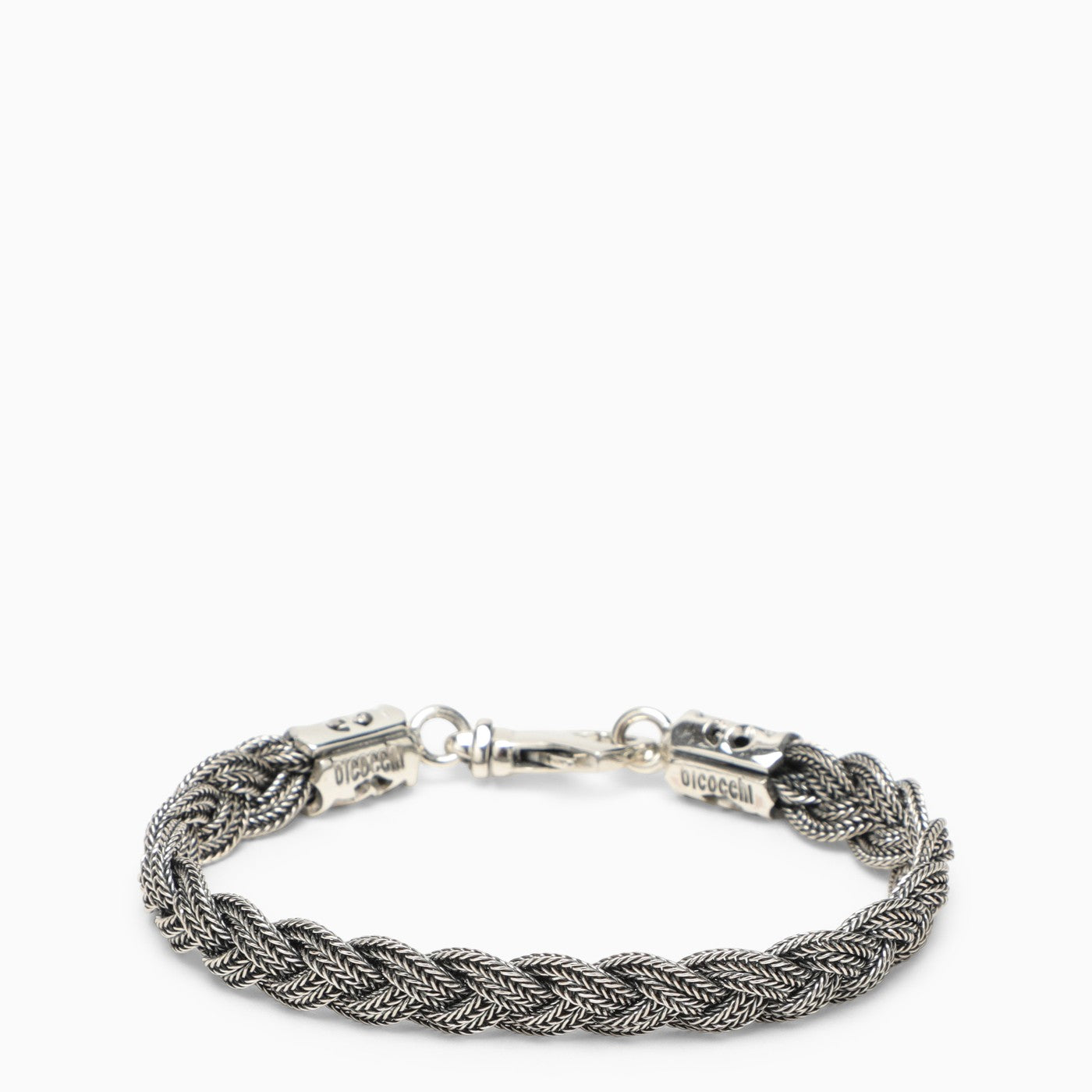 Emanuele Bicocchi Silver 925 Braided Bracelet