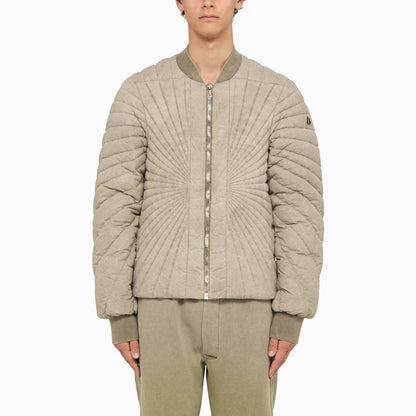 Rick Owens Dirty Grey Radiance Flight Down Jacket