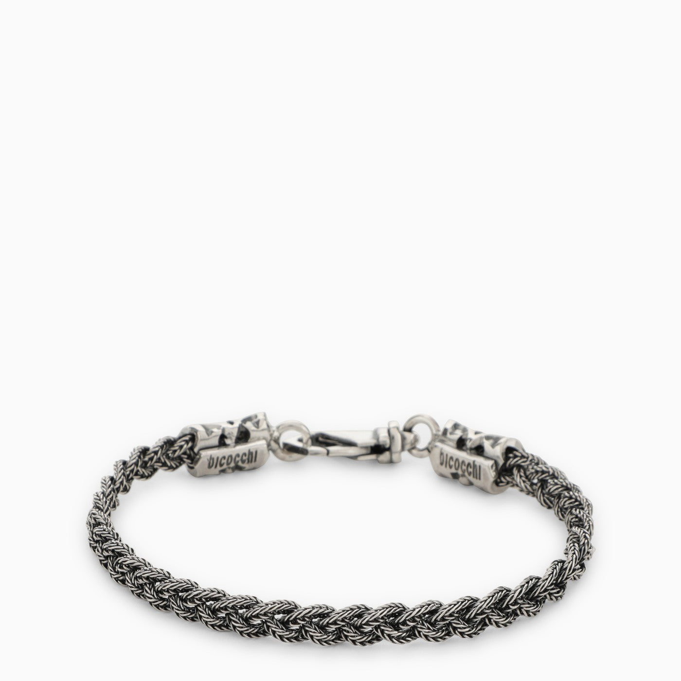 Emanuele Bicocchi Silver 925 Braided Bracelet