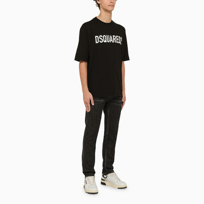 Dsquared2 Black Regular Denim Jeans