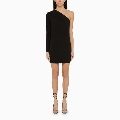 Dsquared2 Short Black One Shoulder Dress