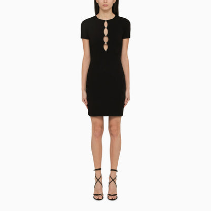 Dsquared2 Black Viscose Mini Dress