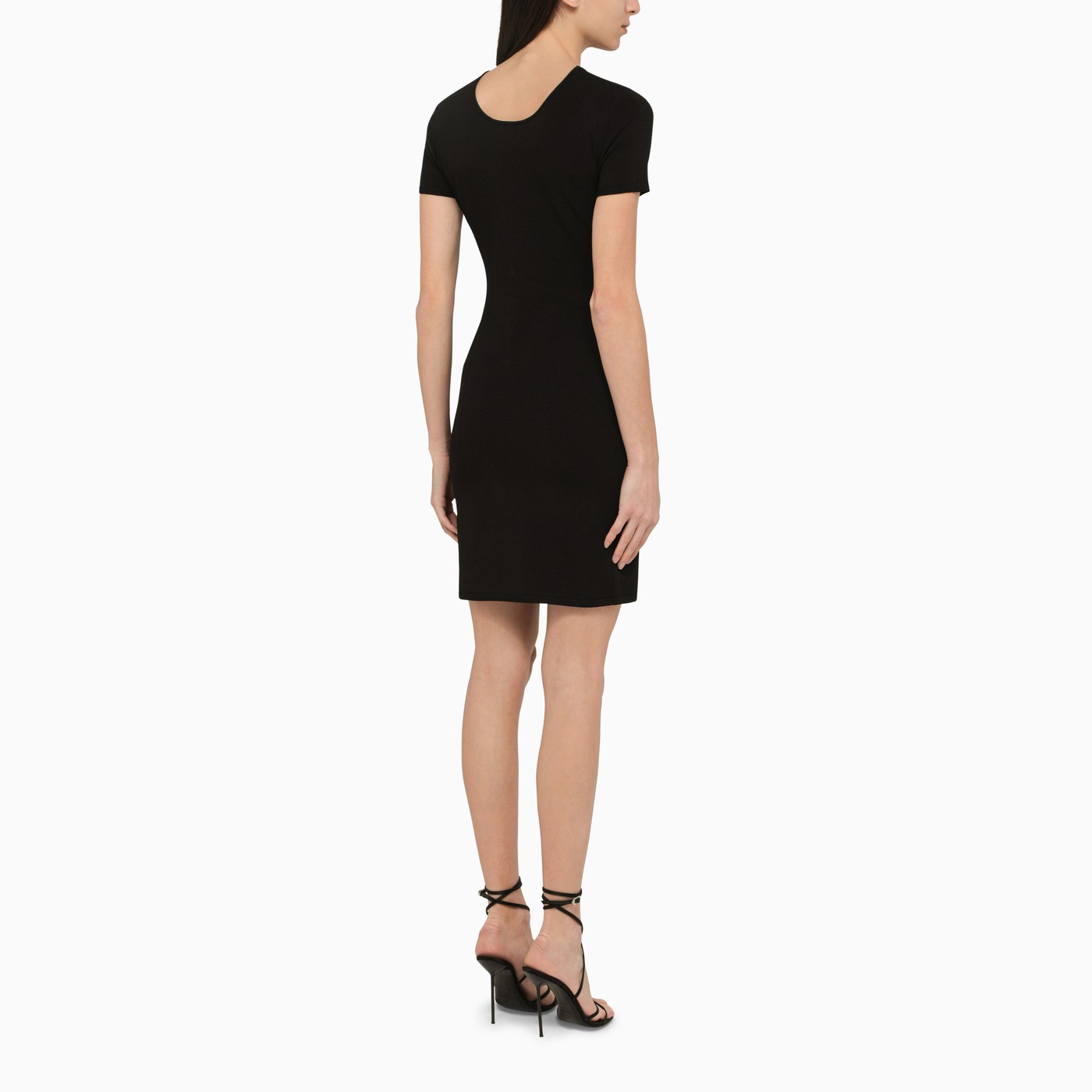 Dsquared2 Black Viscose Mini Dress