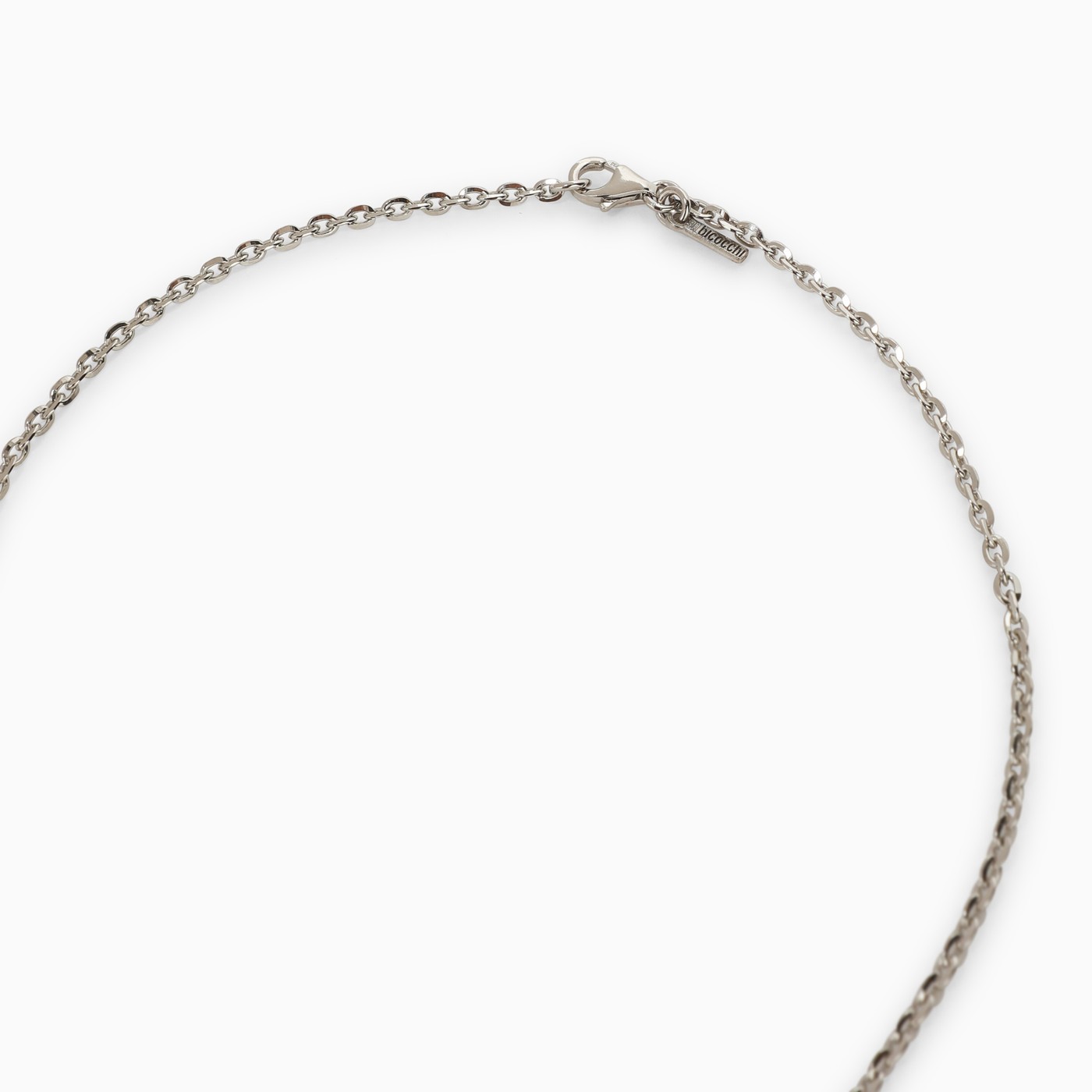 Emanuele Bicocchi Avelli Small Cross Necklace In 925 Silver