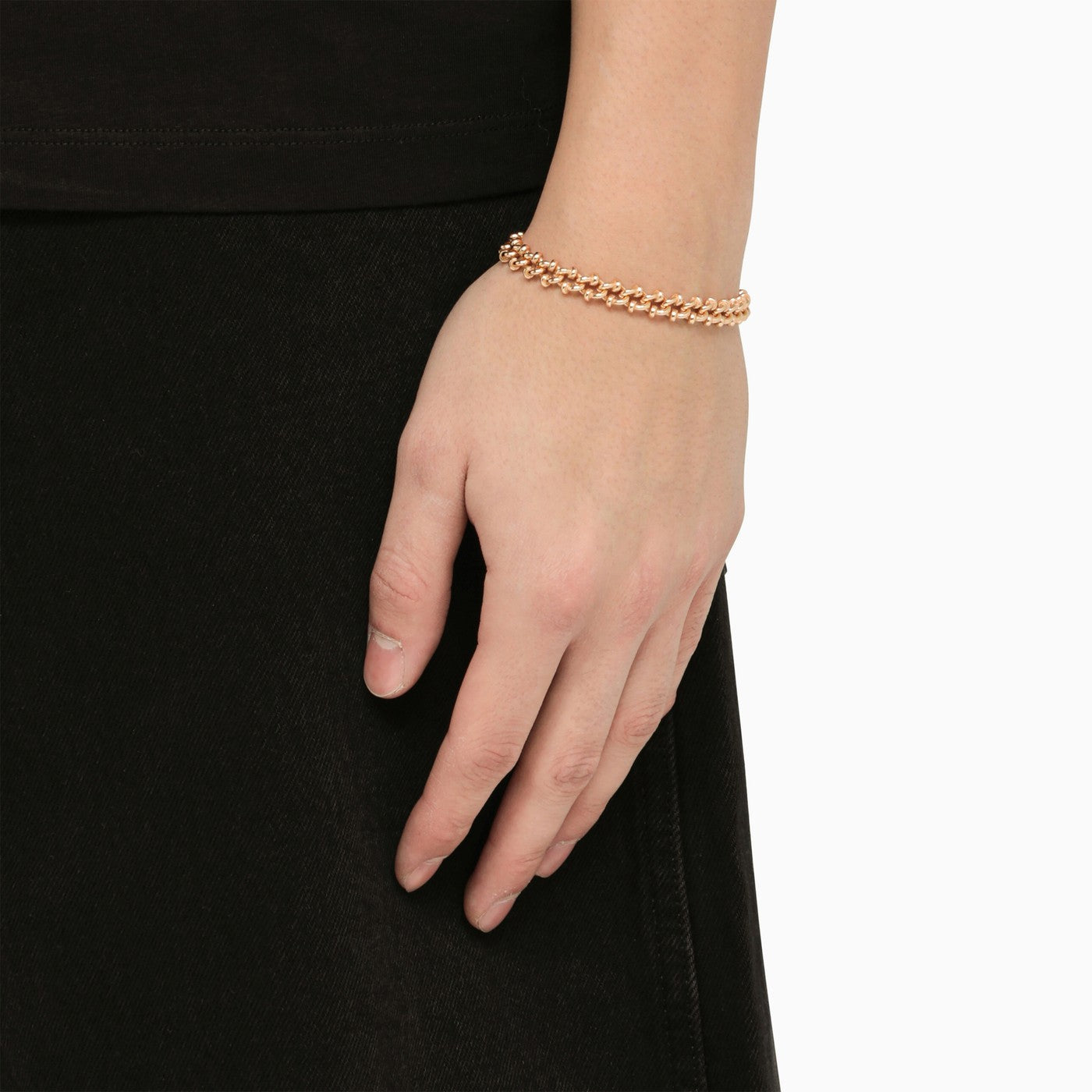 Emanuele Bicocchi Essential Knots Bracelet In 925 Gold Plated Silver