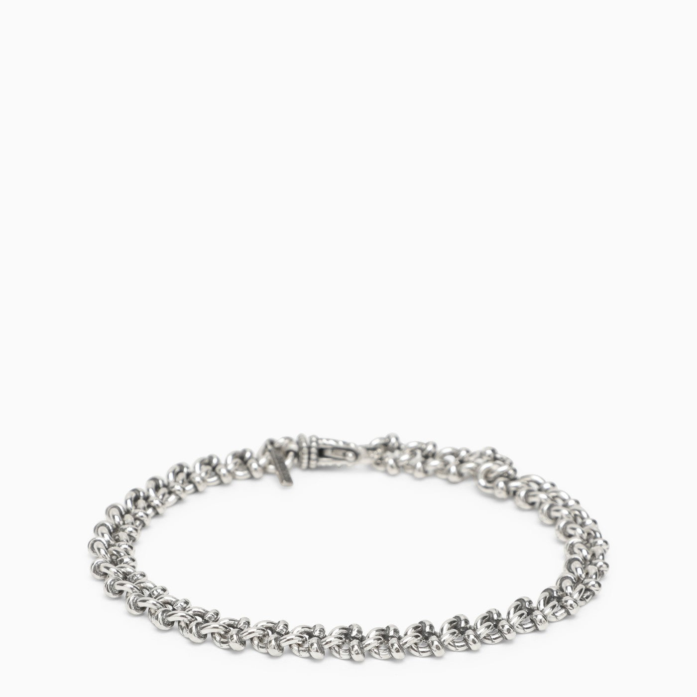 Emanuele Bicocchi Essential Knots Bracelet In 925 Silver