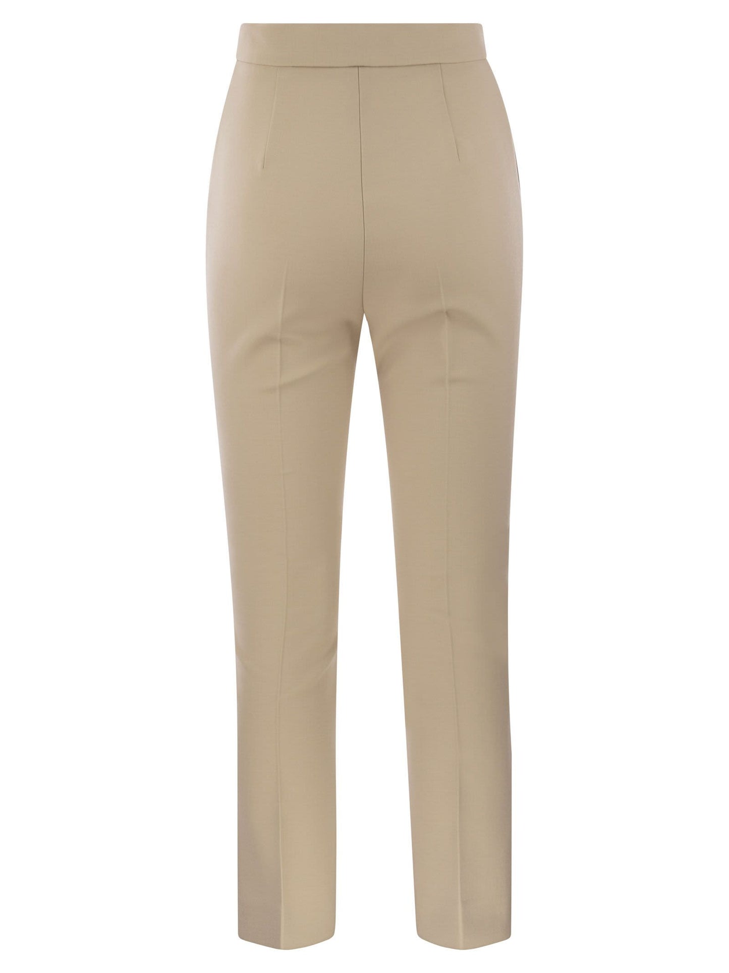 Max Mara Nepeta Ankle Length Trousers In Wool Crepe