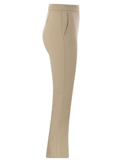 Max Mara Nepeta Ankle Length Trousers In Wool Crepe