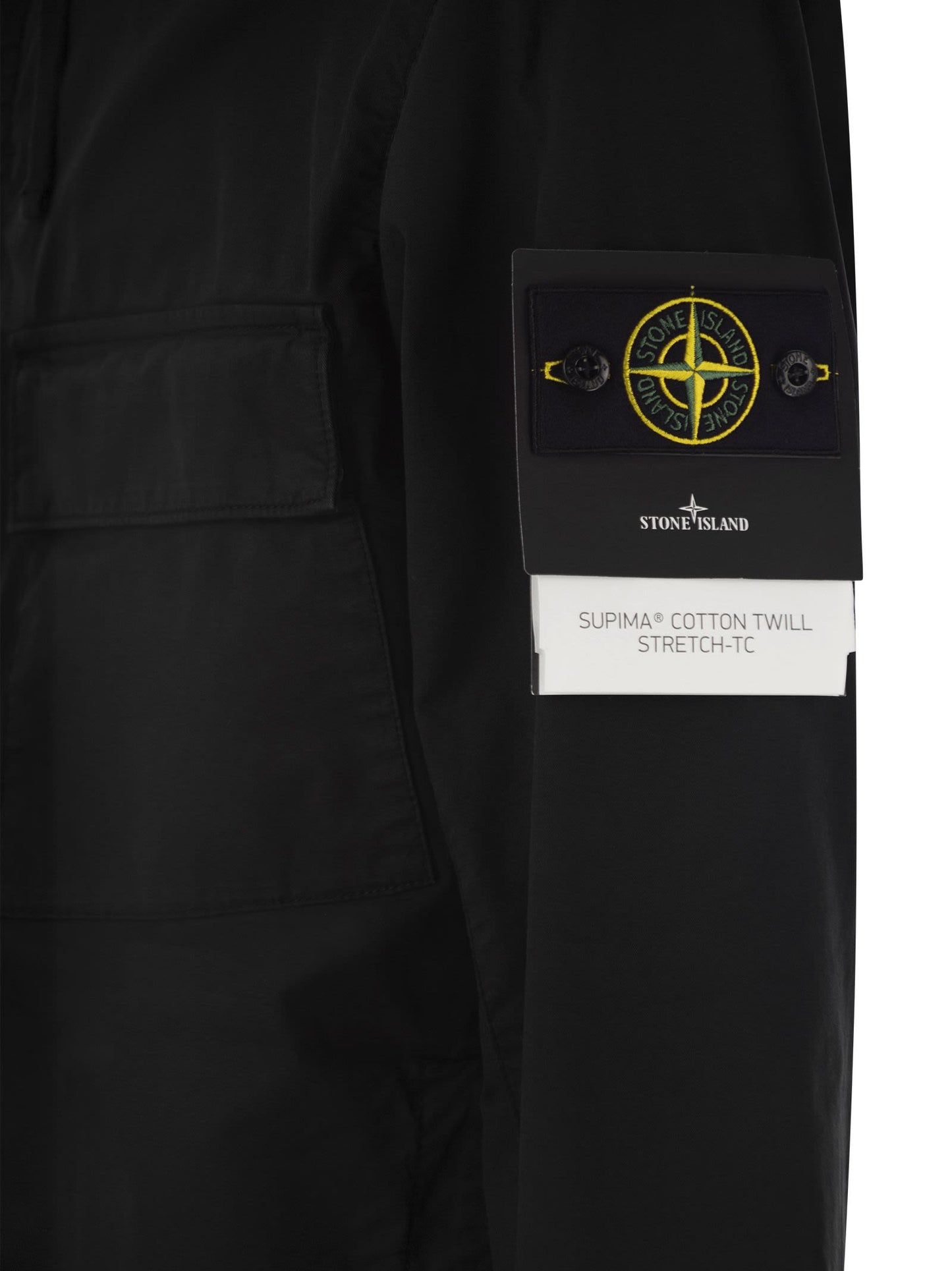 Stone Island Cotton Jacket With Pockets