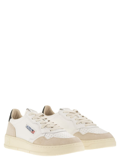 Autry Medalist Low Leather And Suede Sneakers