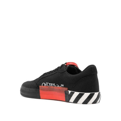 Off White Off White Canvas Low Top Sneakers